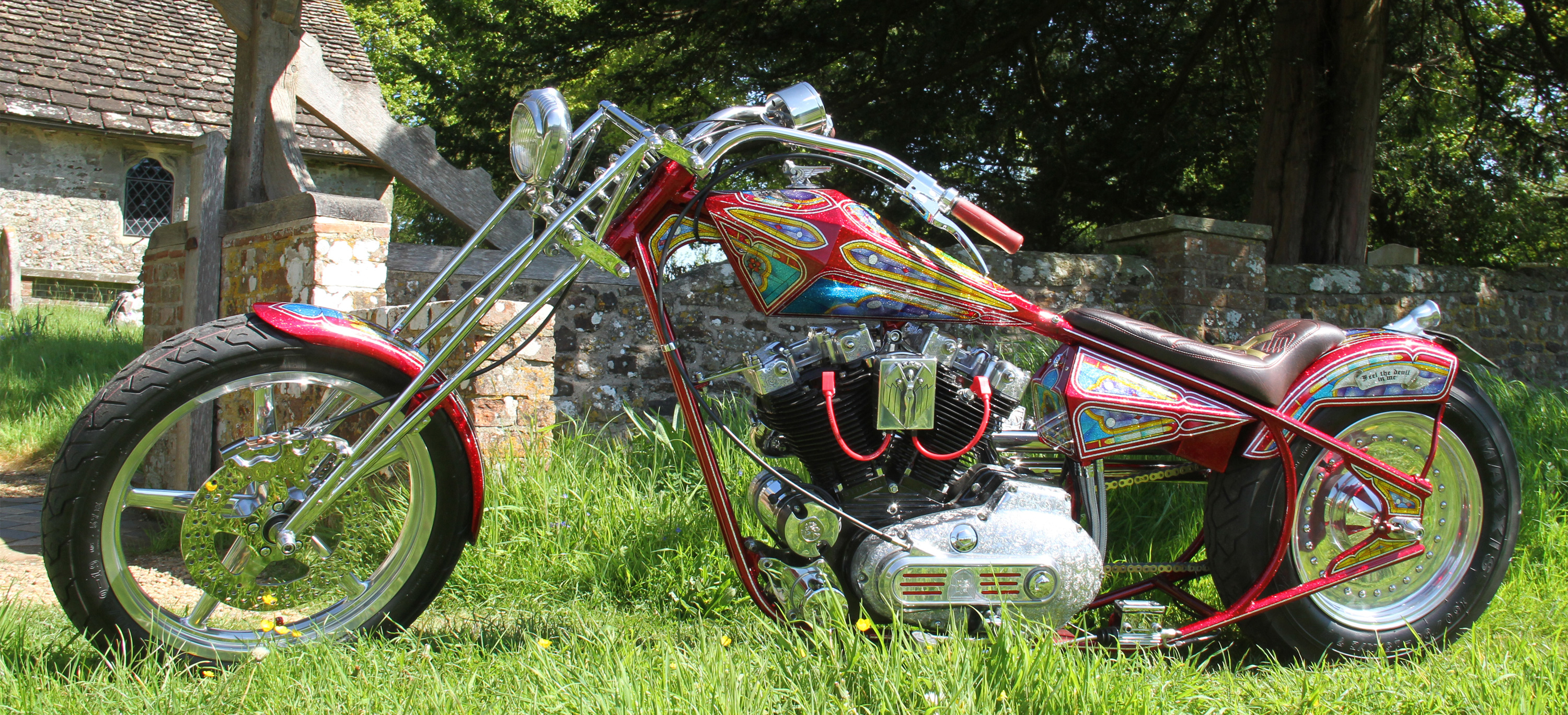 Award winning custom motorcycle building from P & D Custom Bikes, West Sussex