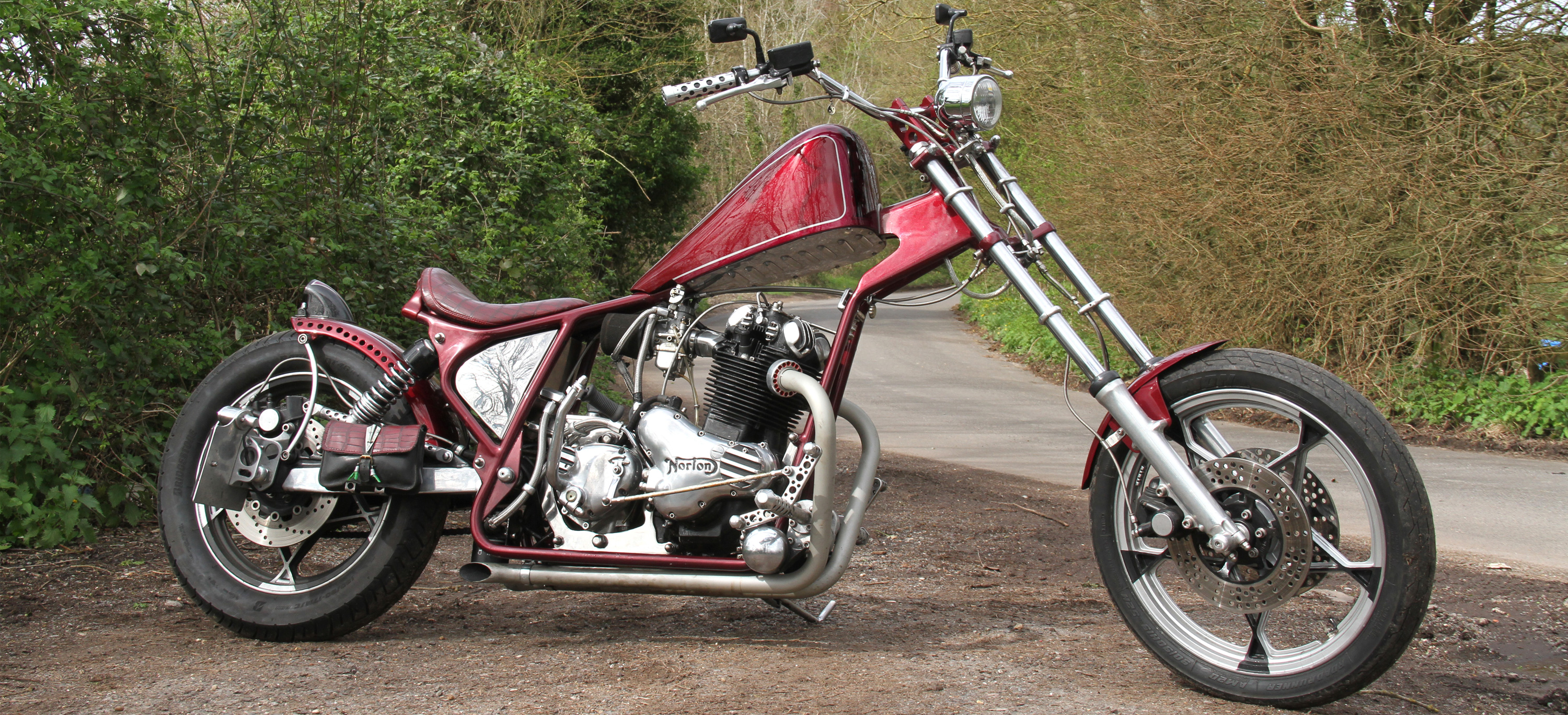 Award winning custom motorcycle building from P & D Custom Bikes, West Sussex