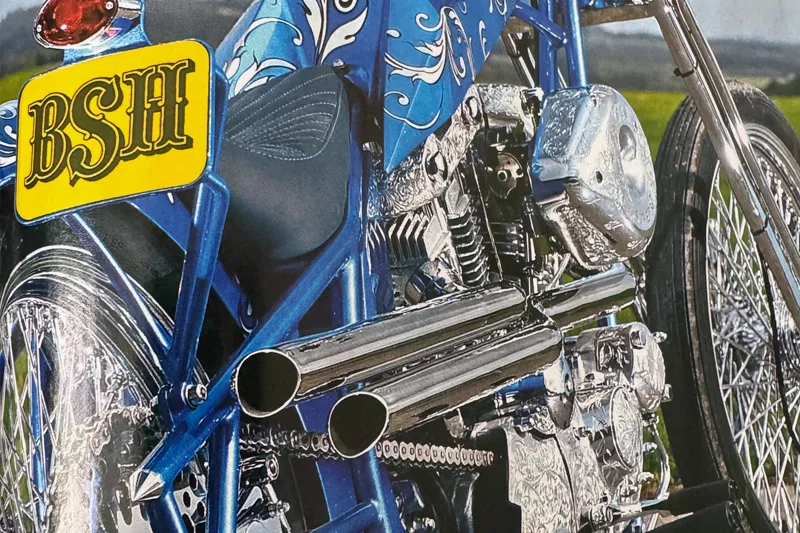 Engraving P & D Custom Bikes