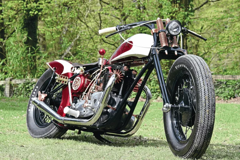 Triumph custom motorcycle build P & D Custom Bikes